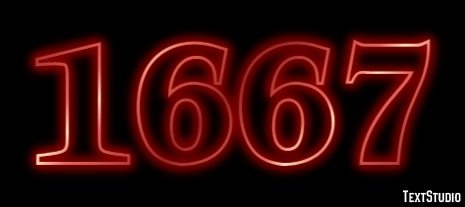 1667 Texteffekt