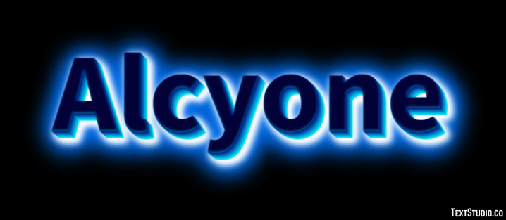 Alcyone Effet de Texte
