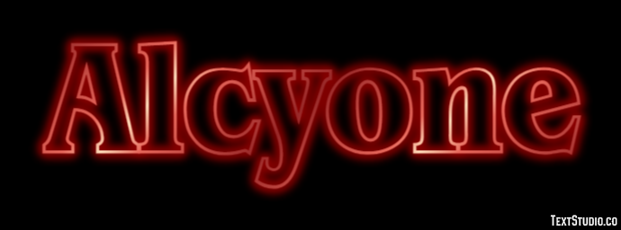 Alcyone Effet de Texte