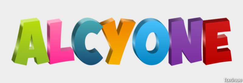 Alcyone Effet de Texte