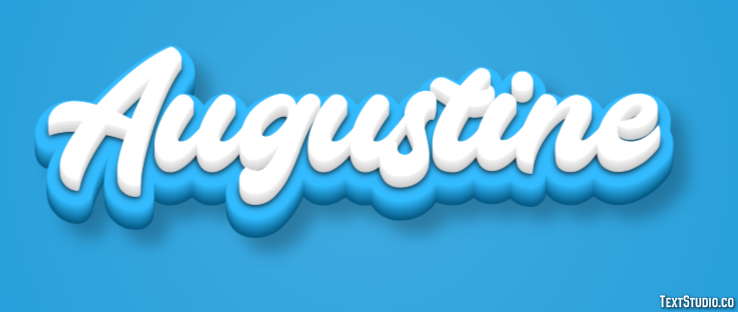 Augustine Text Effect