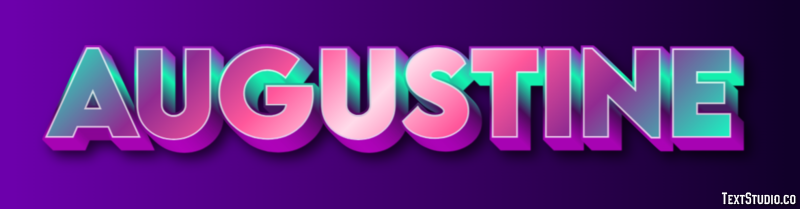 Augustine Text Effect