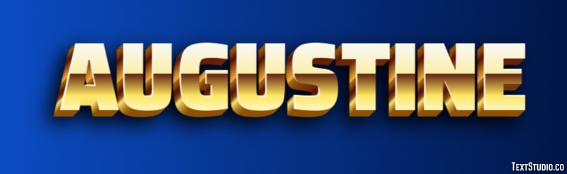 Augustine Text Effect