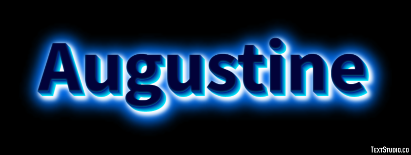 Augustine Text Effect