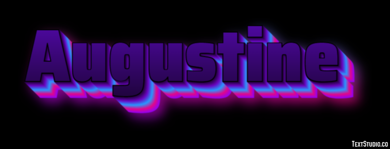 Augustine Text effect