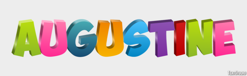 Augustine Text Effect