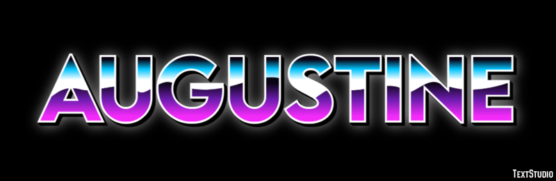 Augustine Text effect