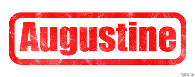 Augustine Text Effect