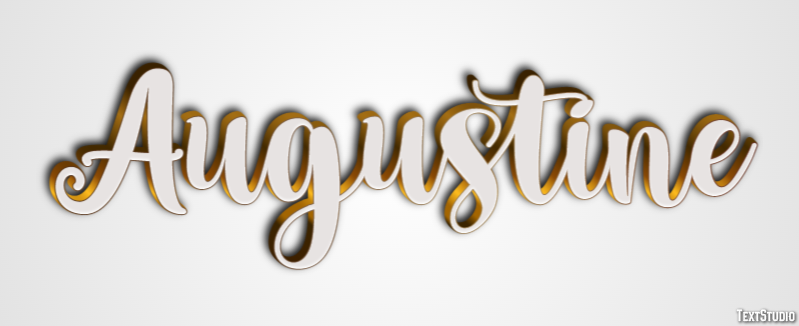 Augustine Text Effect