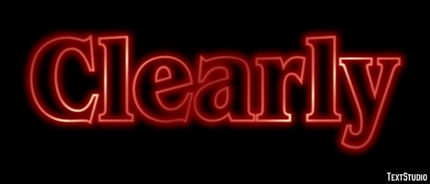 Clearly Text Effect