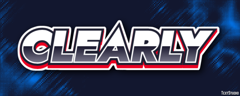 Clearly Text Effect