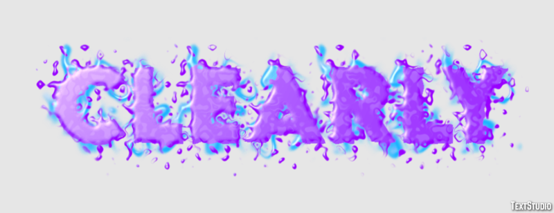 Clearly Text Effect