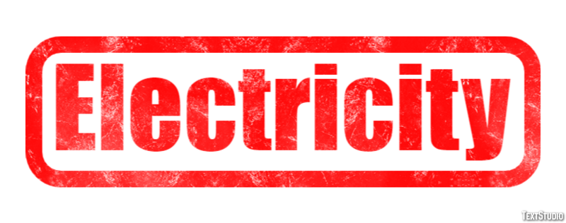 Electricity Text Effect