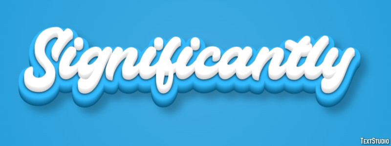 Significantly Text Effect