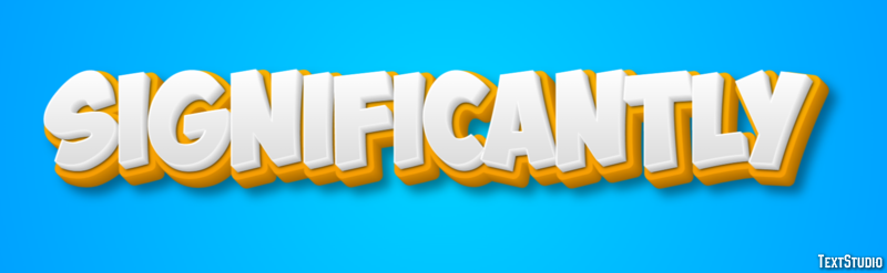 Significantly Text Effect