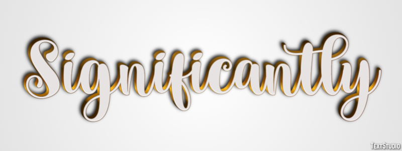 Significantly Text Effect