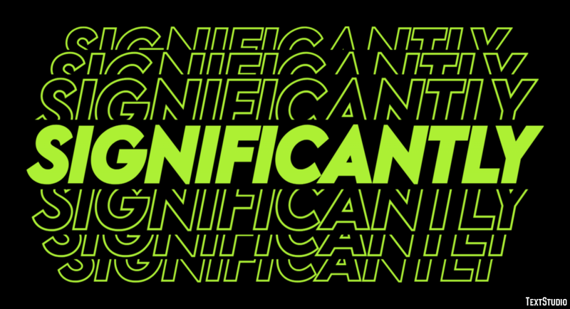Significantly Text Effect