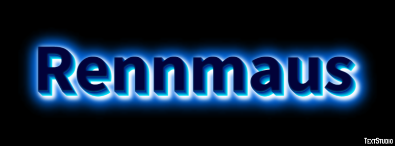 Rennmaus Texteffekt