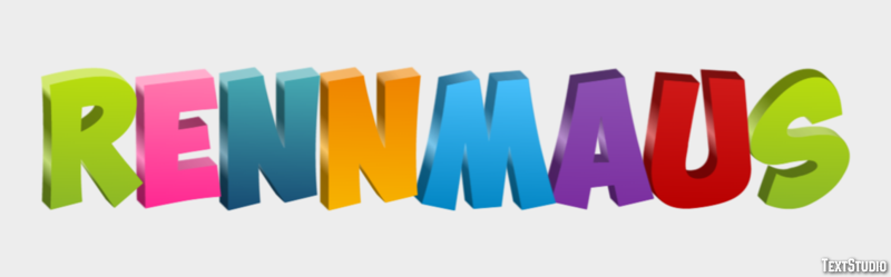 Rennmaus Texteffekt