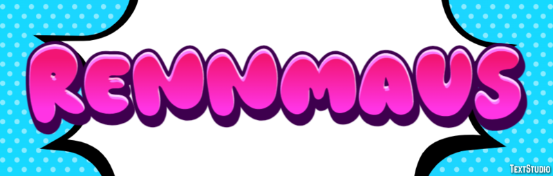 Rennmaus Texteffekt