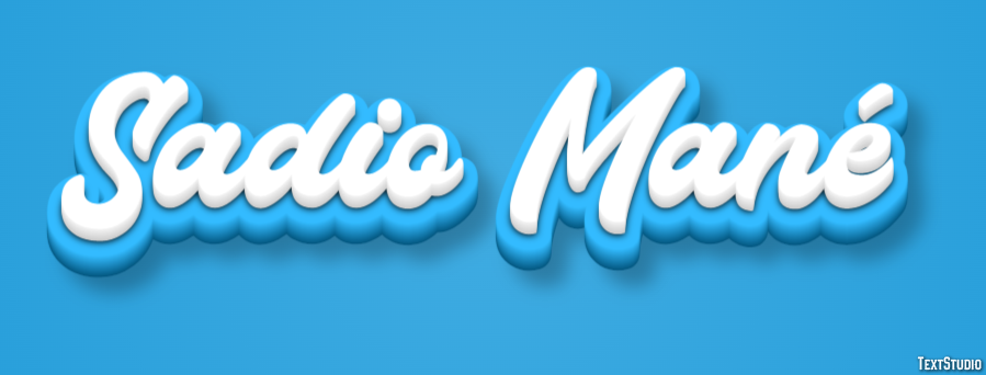 Sadio Mané Text Effect