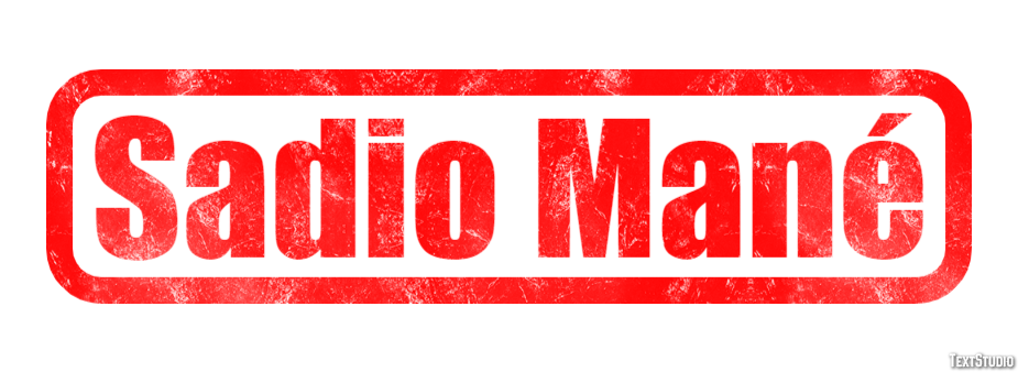 Sadio Mané Texteffekt