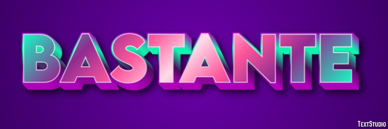 Bastante Efecto de texto