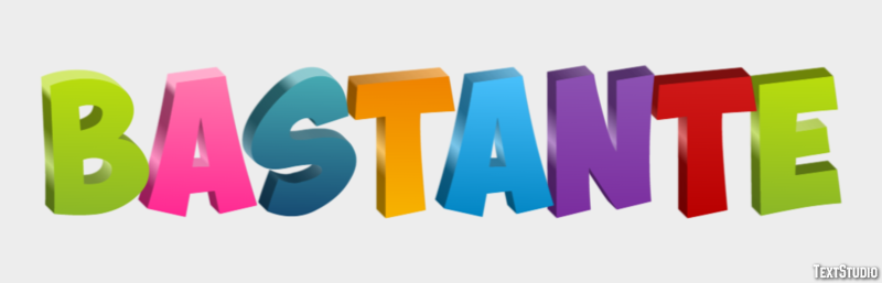 Bastante Efeito de texto