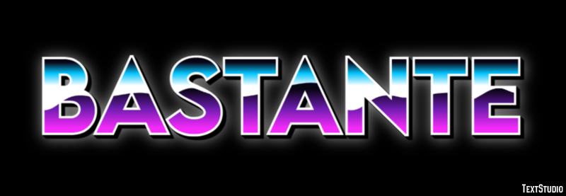 Bastante Efeito de texto