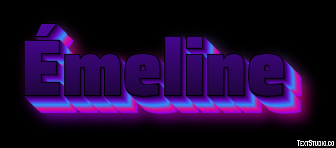 Émeline Tekst Effect