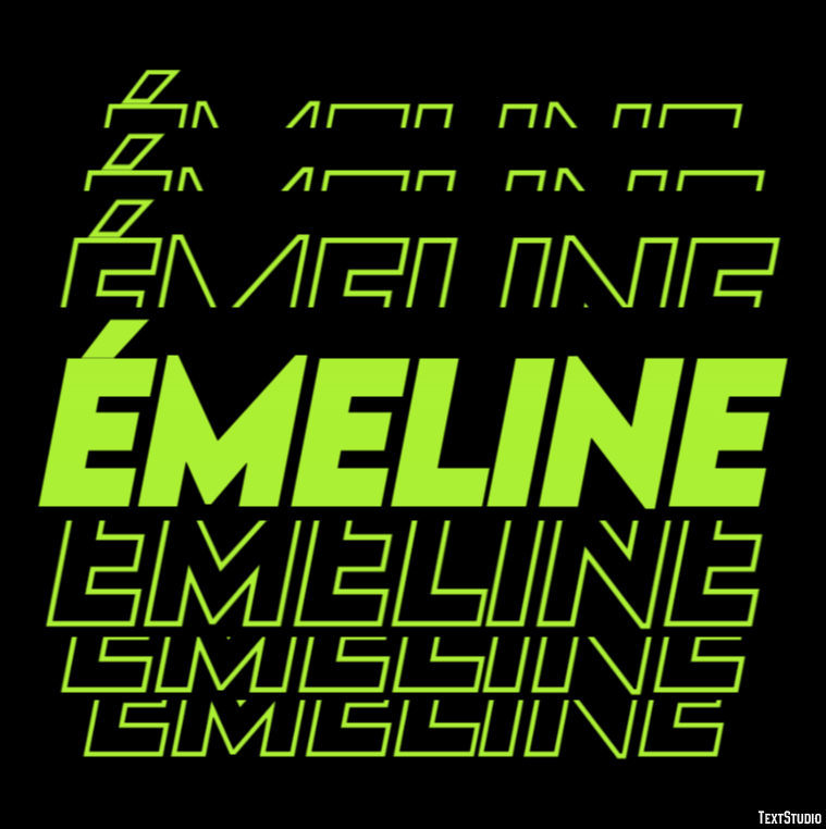Émeline テキスト効果