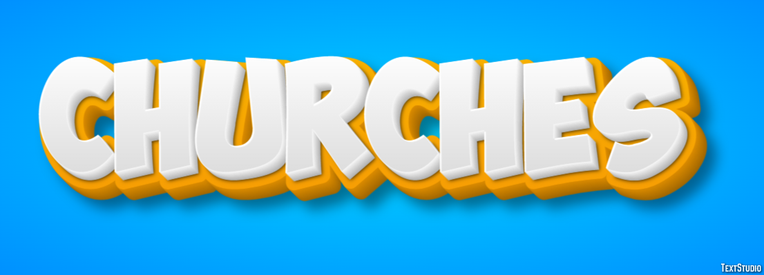 Churches Tekst Effect