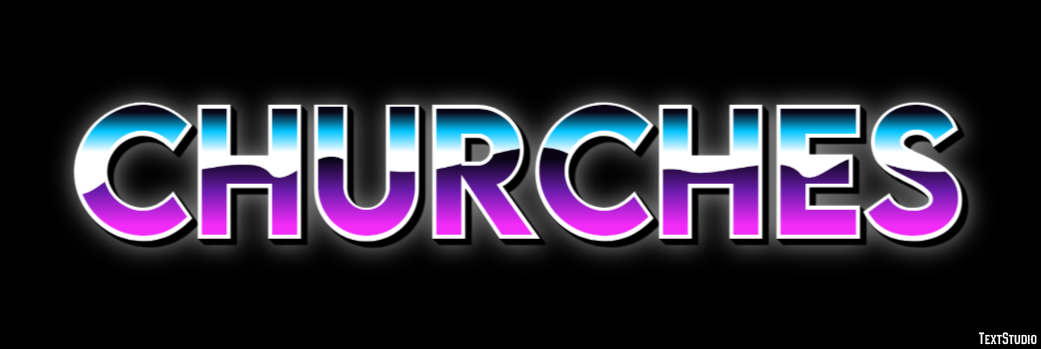 Churches Текстовый эффект
