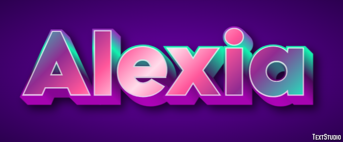 Alexia Text Effect