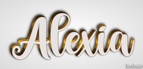 Alexia Text Effect