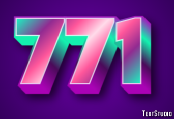 771 Text Effect