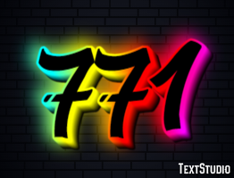 771 Text effect