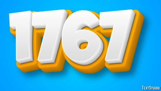 1767 Text Effect