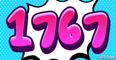 1767 テキスト効果