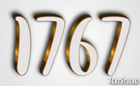 1767 Text Effect