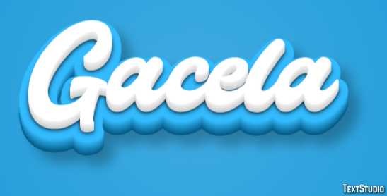 Gacela Effetto testo