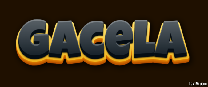 Gacela Efecto de Texto