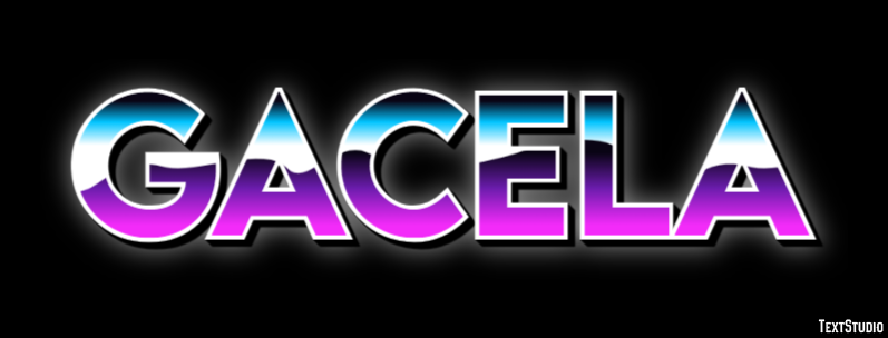 Gacela Efecto de texto