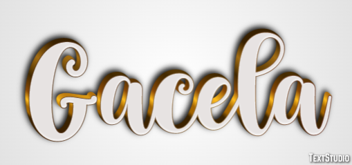 Gacela Efecto de Texto