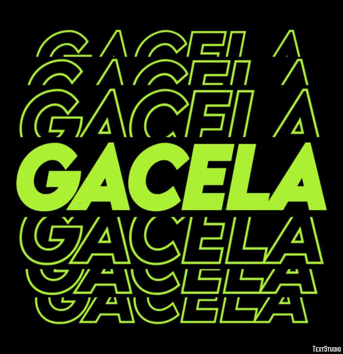Gacela Эффект текста
