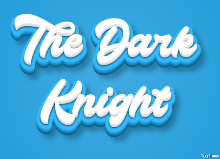 The Dark Knight テキスト効果