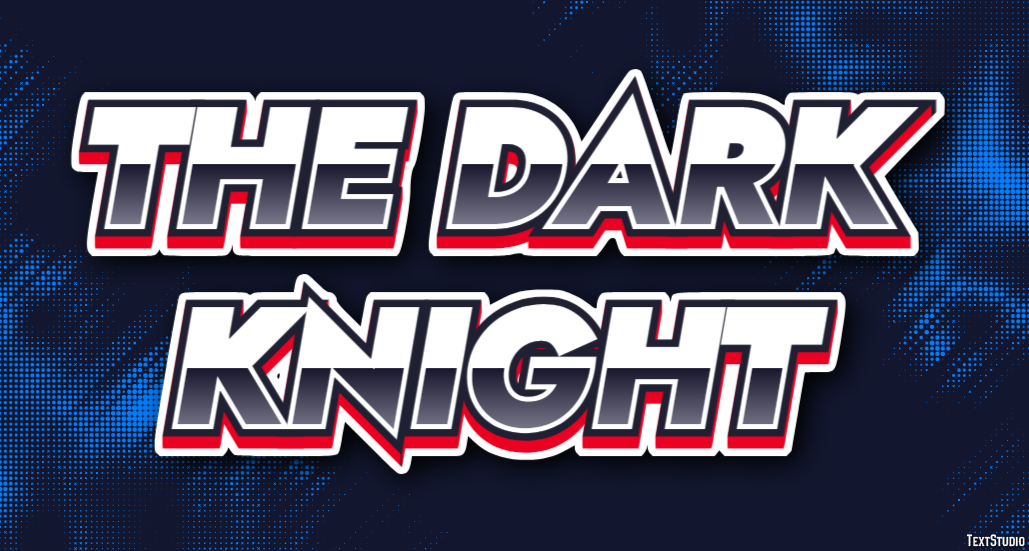 The Dark Knight テキスト効果