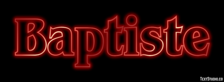 Baptiste Text Effect