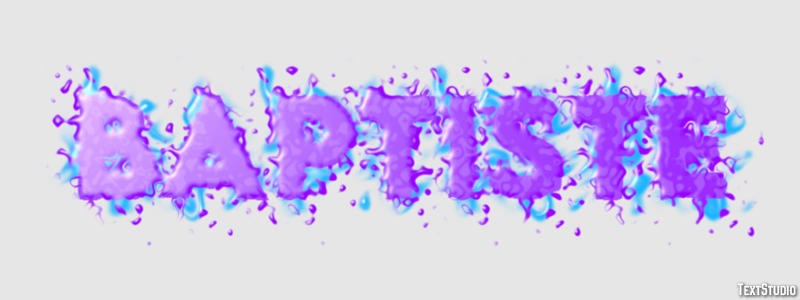 Baptiste Tekst Effect