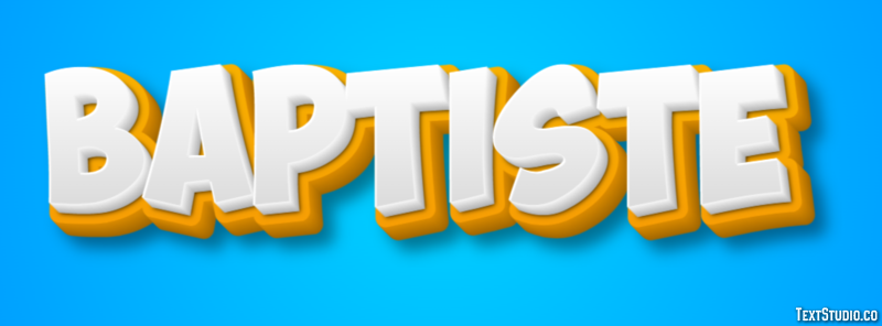 Baptiste Text Effect